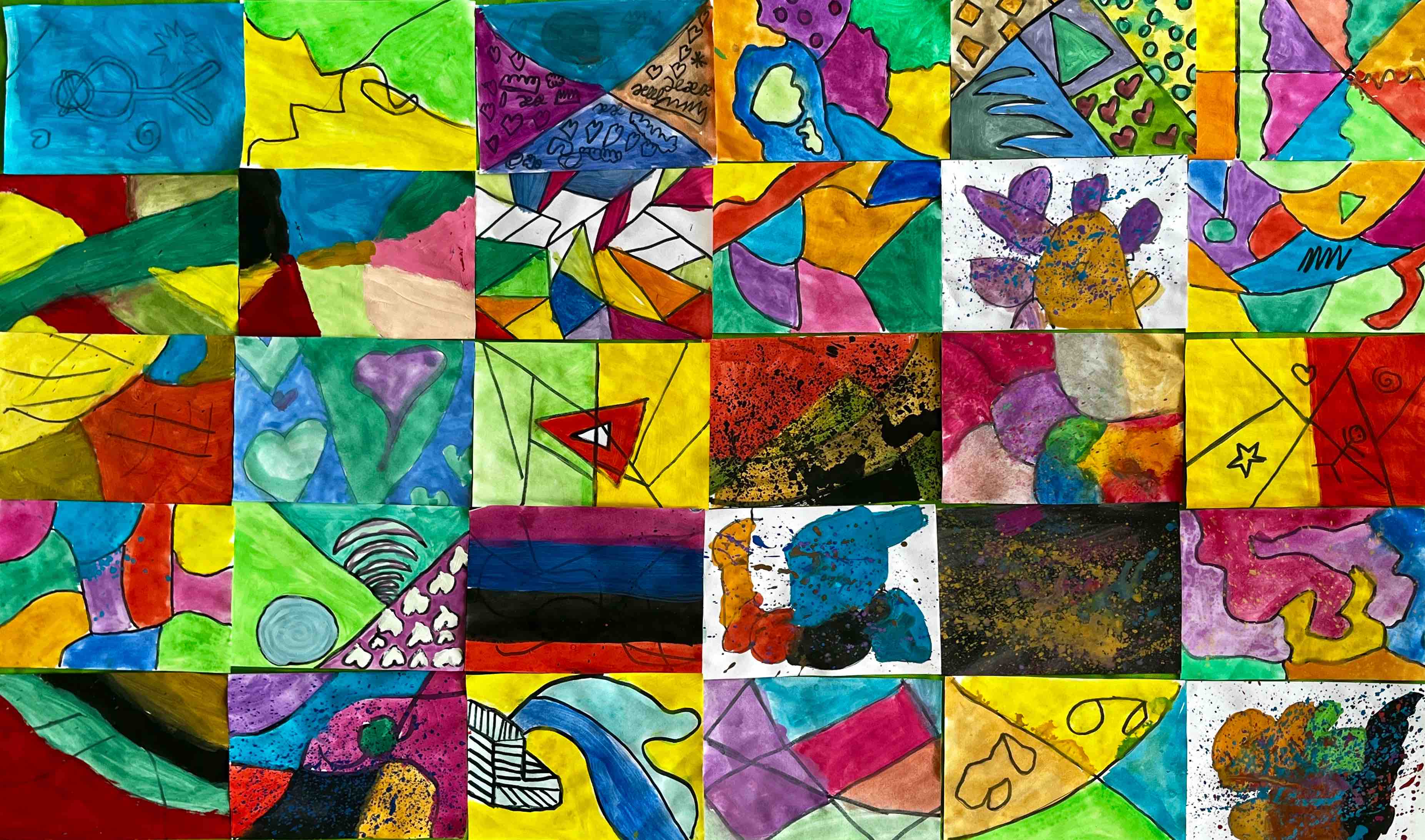 Kandinsky Bilder der Klasse 4